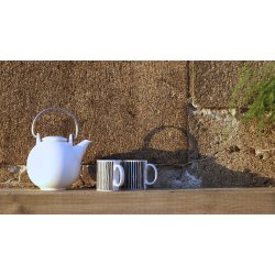 Mat hvid tekande 1,5 ltr  - Bornholm serien - Design Ejnar