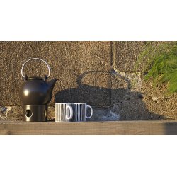 Tekande 1,5 ltr. sort mat - Bornholm serien - Design Ejnar