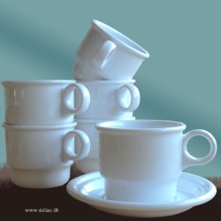 Stabel kop 0,25 l.m. underkop - Mille spisestel - Design Tue