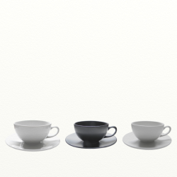 Bornholm, kop m. underkop, hvid cremet