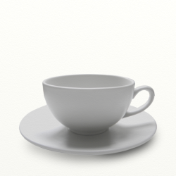 Bornholm, kop m. underkop, hvid cremet