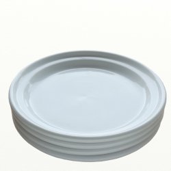 Hvid Middagstallerken  25 cm - MILLE - Dansk design: TUE