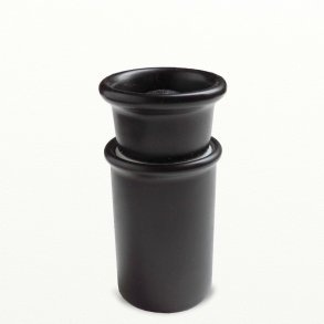 ESLAU Porcelain spice milll, black gloss glaze