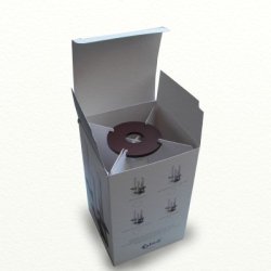 SILENCE Lysestager, st a 3 stk, bordeaux