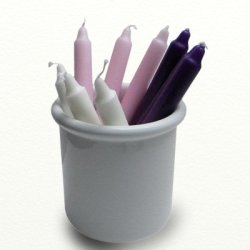 SILENCE Lysestager, st a 3 stk, bordeaux