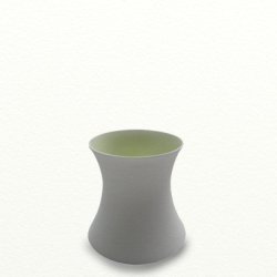 SILENCE vase, lav, &aelig;blegr&oslash;n