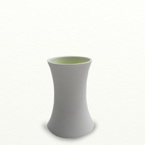 SILENCE vase, medium, æblegrøn