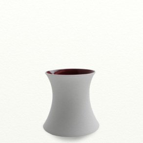 SILENCE vase, lav ,mokkabrun