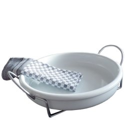 Trtefad  27 cm - ovnfast porceln - Mille serien - Eslau varenr. 4019